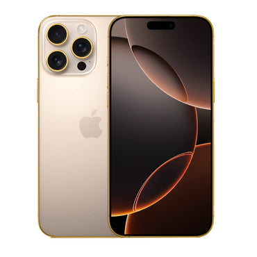 IPHONE 16 PRO MAX EDGE OF GOLD DESERT TITANIUM