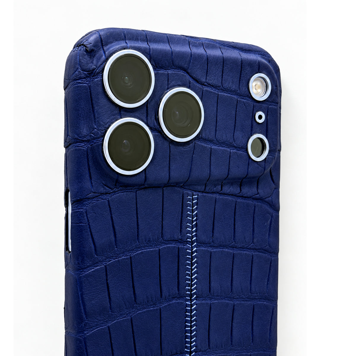 iPhone 18 Pro & Pro Max Alligator Blue Leather (e-Sim Only)