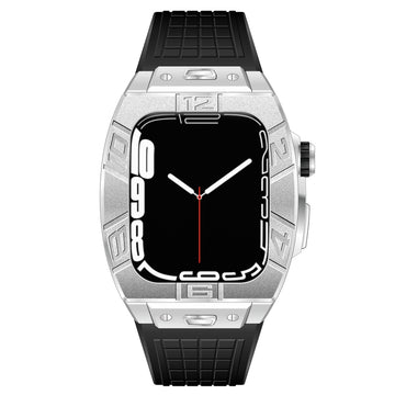 45MM 0013 SILVER CASE W/ BLACK STRAP