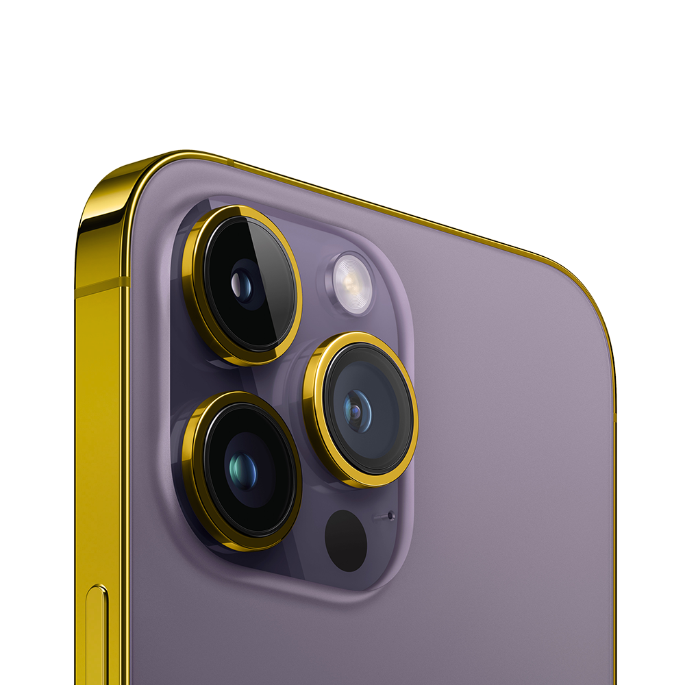 Apple iPhone 14 Pro 1TB 24K Edge of Gold Deep Purple