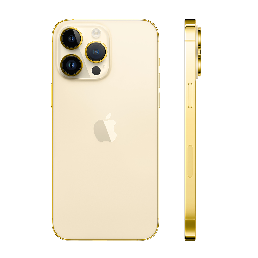Shop Apple iPhone 14 Pro Max 512GB 24K Edge of Gold | Craft by Merlin Shop Apple iPhone 14 Pro Max 512GB 24K Edge of Gold | Craft by Merlin
