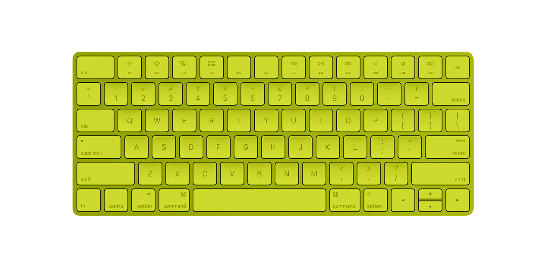 Apple Magic Keyboard Neon Green Edition