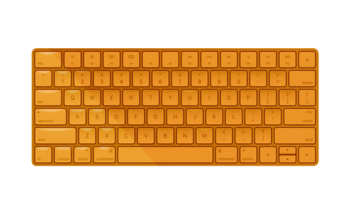 Buy Hand-Painted Apple Magic Keyboard Online | Craft By Merlin