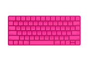 Apple Magic Keyboard Neon Pink Edition