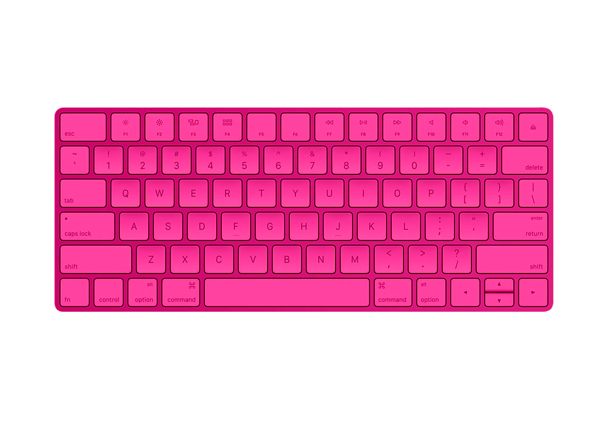 Apple Magic Keyboard Neon Pink Edition
