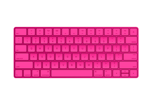 Buy Hand-Painted Apple Magic Keyboard Online | Craft By Merlin