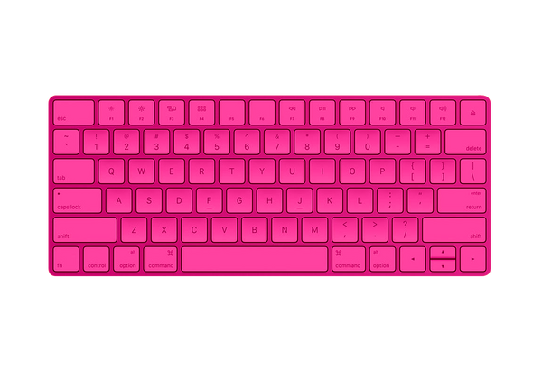 Apple Magic Keyboard Neon Pink Edition