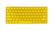 Apple Magic Keyboard Yellow Edition