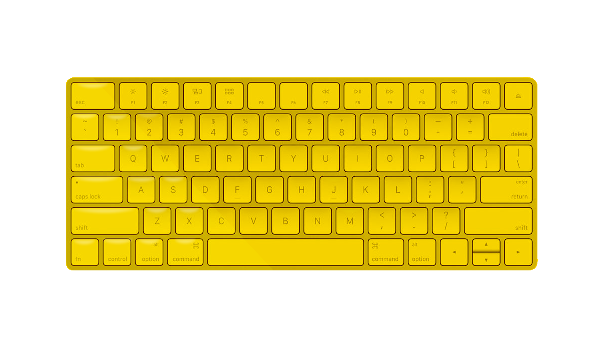 Apple Magic Keyboard Yellow Edition