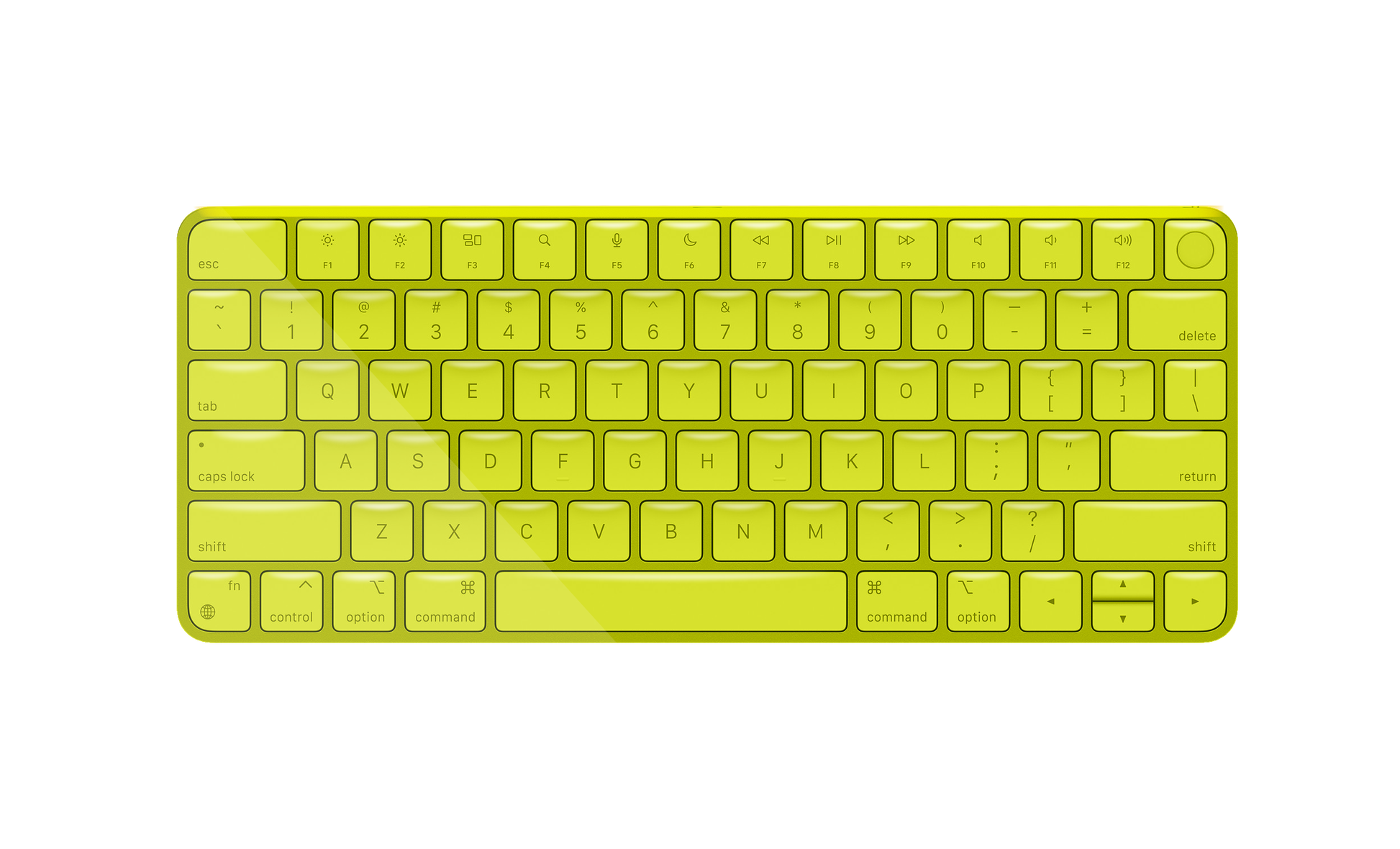Apple Magic Keyboard with Touch ID - Neon Green