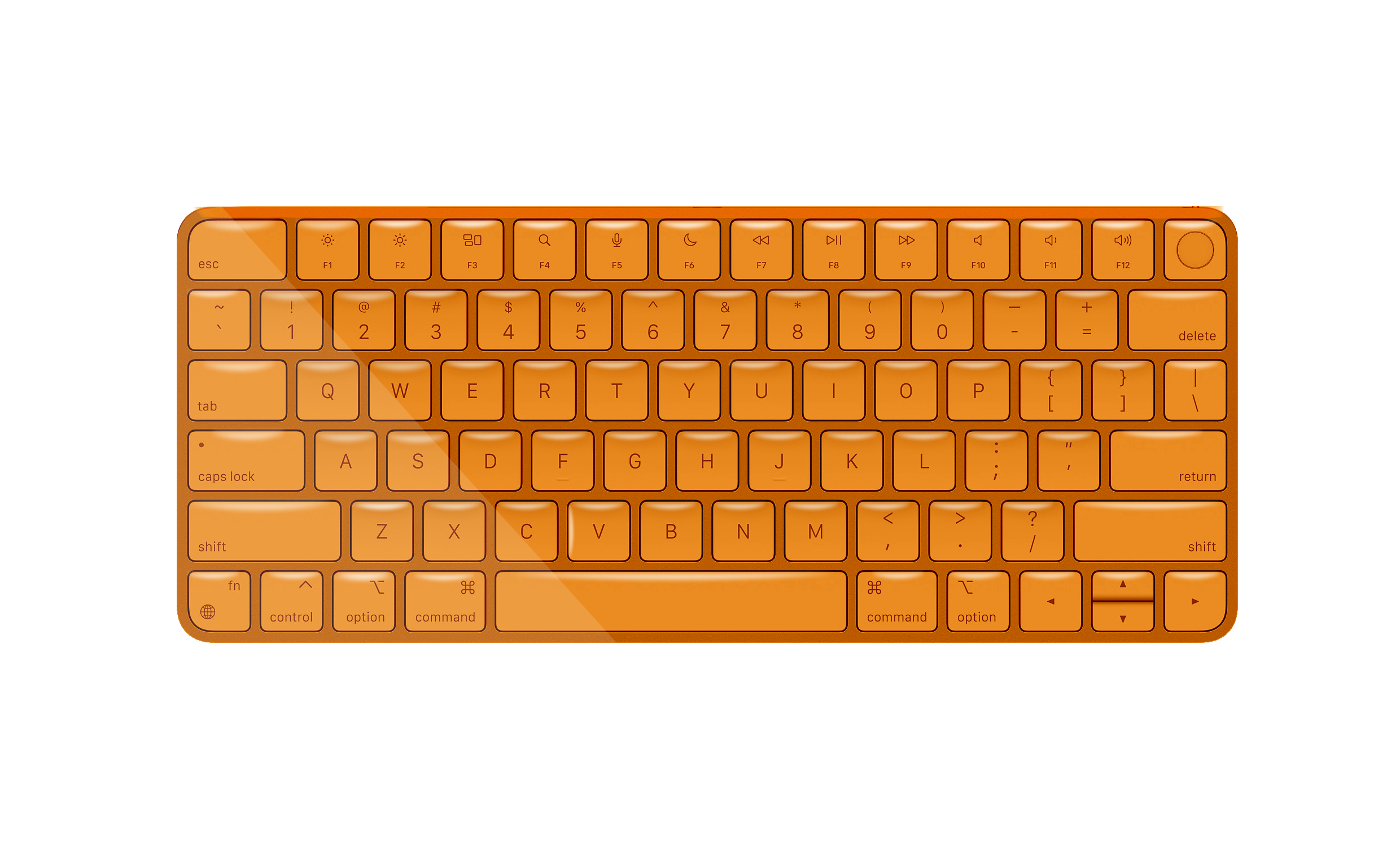 Apple Magic Keyboard with Touch ID - Neon Orange
