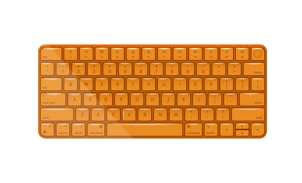Apple Magic Keyboard with Touch ID - Neon Orange