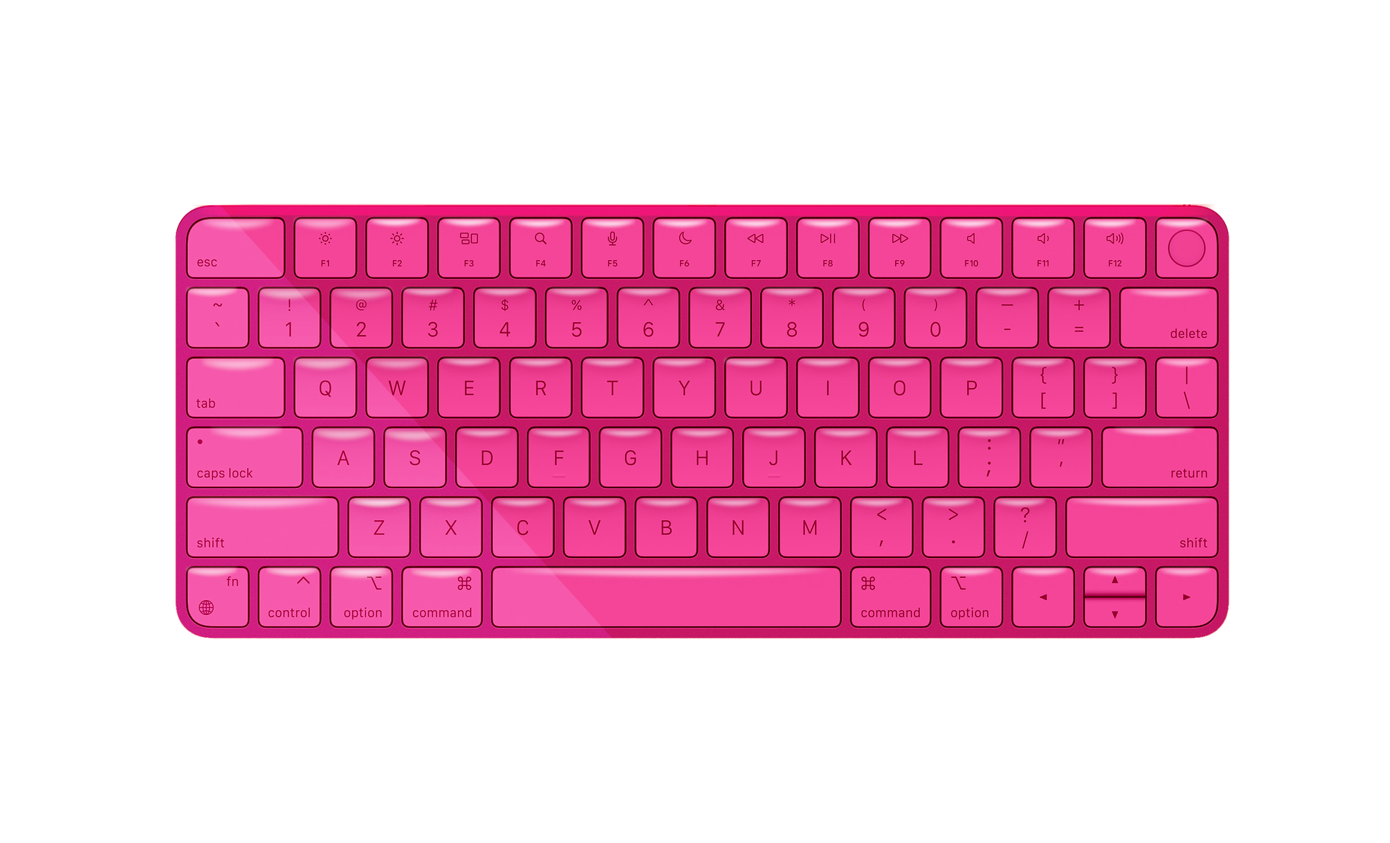 Shop Apple Magic Keyboard with Touch ID - Neon Pink | Craft Shop Apple Magic Keyboard with Touch ID - Neon Pink | Craft