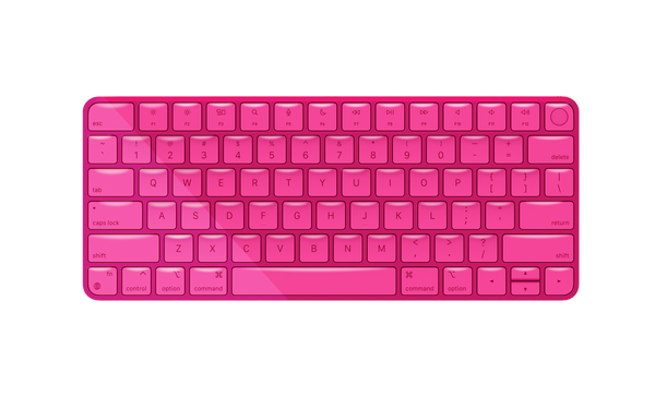Apple Magic Keyboard with Touch ID - Neon Pink