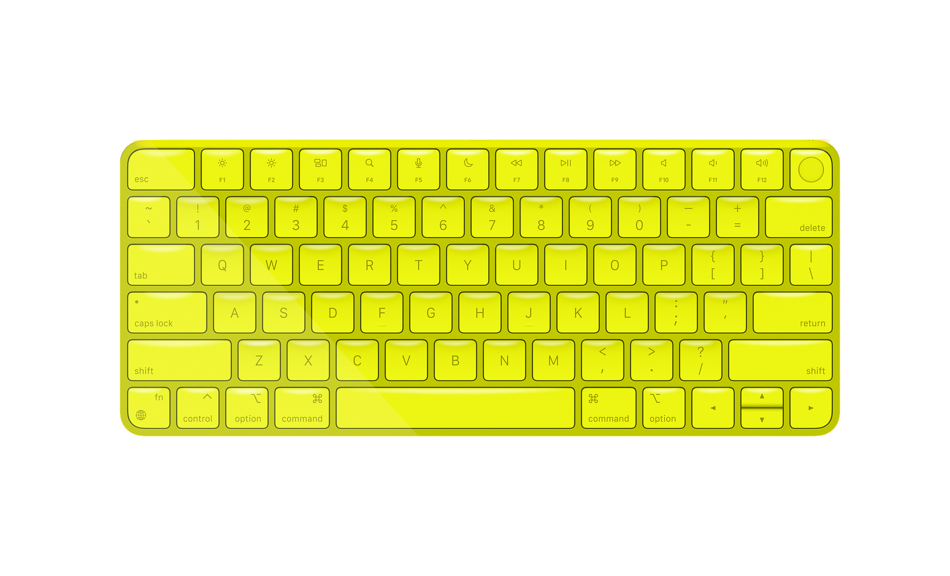 Apple Magic Keyboard with Touch ID - Neon Yellow