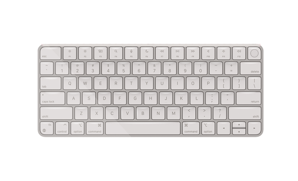 Apple Magic Keyboard with Touch ID - Starlight
