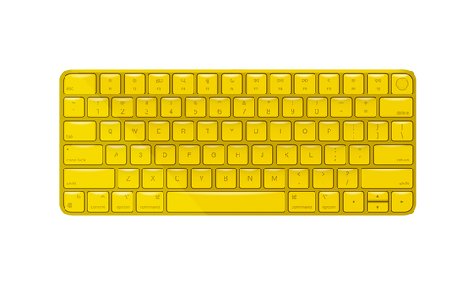 Buy Hand-Painted Apple Magic Keyboard with Touch ID | Craft By Merlin