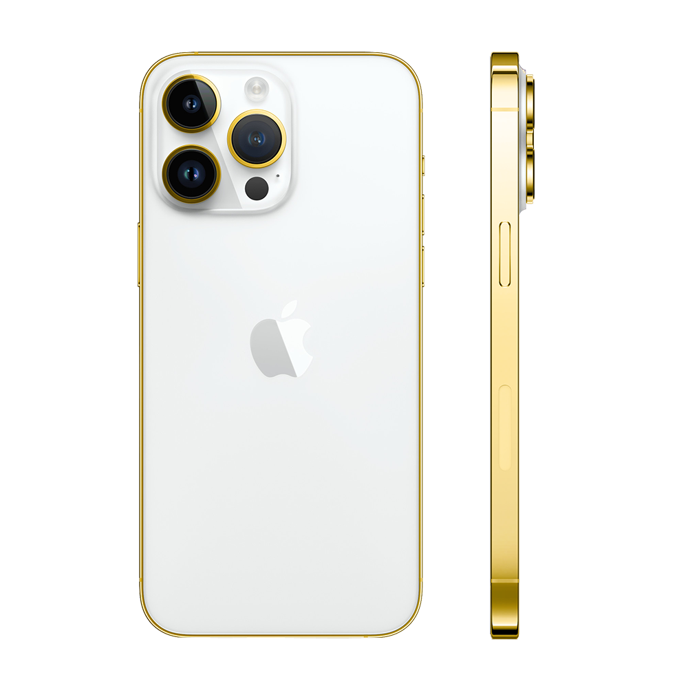 APPLE IPHONE 14 PRO MAX 1TB 24K EDGE OF GOLD SILVER