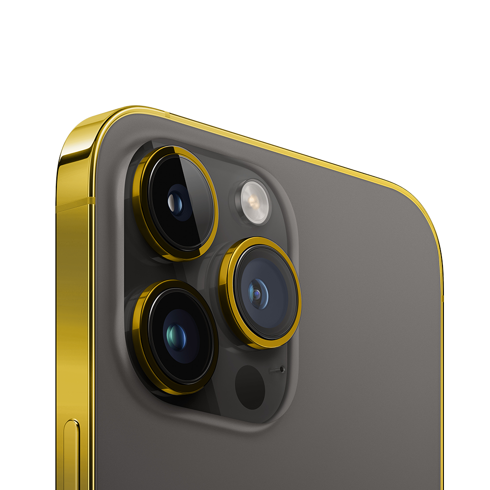 Apple iPhone 14 Pro Max 256GB 24K Edge of Gold Space Black