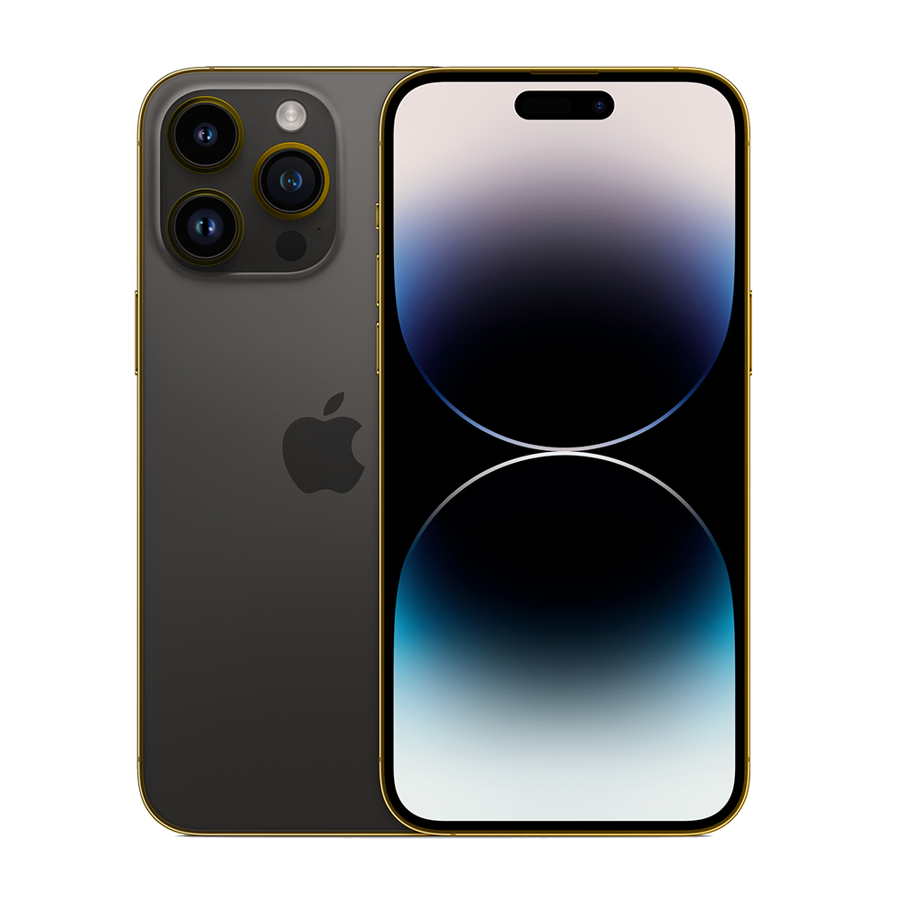 Shop Apple iPhone 14 Pro Max 1TB 24K Edge of Gold Space Shop Apple iPhone 14 Pro Max 1TB 24K Edge of Gold Space