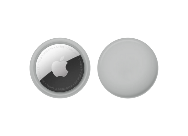 Apple AirTags - Metallic Silver Glossy