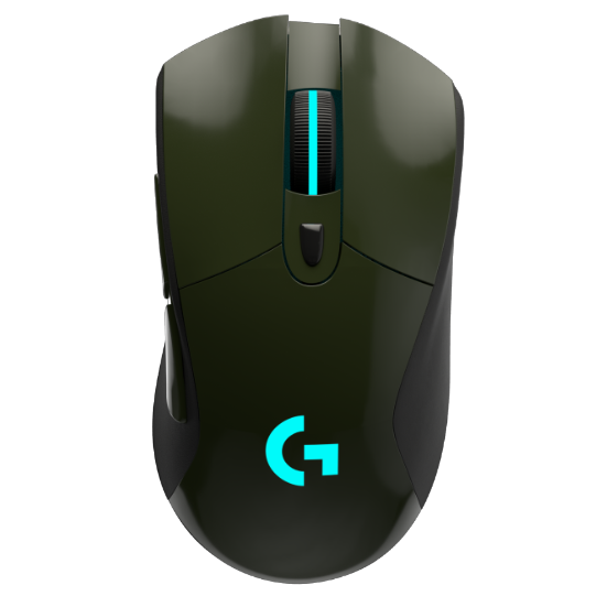 Logitech G703 Wireless Gaming Mouse - Green Glossy