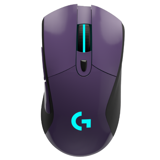 Logitech G703 Wireless Gaming Mouse - Lavender Glossy