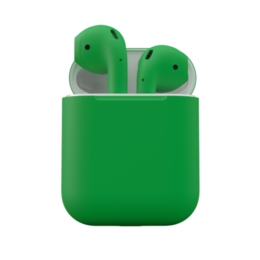 Apple AirPods with charging case Neon Green Matte