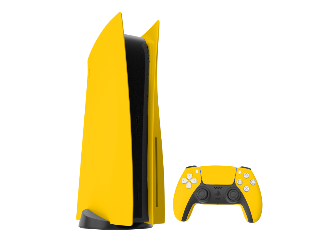 Shop PlayStation 5 Yellow Matte Edition | Craft by Merlin