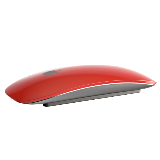 Apple Magic Mouse 2 Red Glossy – Craftbymerlin