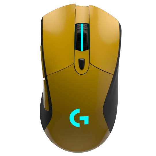 Logitech G703 Wireless Gaming Mouse - Yellow Glossy
