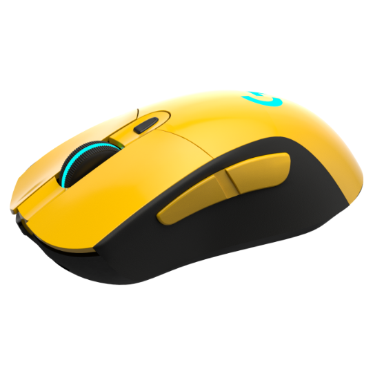 Logitech G703 Wireless Gaming Mouse - Yellow Glossy