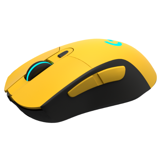 Logitech G703 Wireless Gaming Mouse Yellow Matte